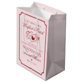 Perfect Match Bruidsdouche Bruidsfeest Favor Medium Cadeauzakje (Achterkant Gekanteld)