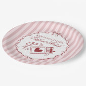 Perfect Match Bruidsfeest Jonggezellenfeest Papieren Bordje (Gekanteld)