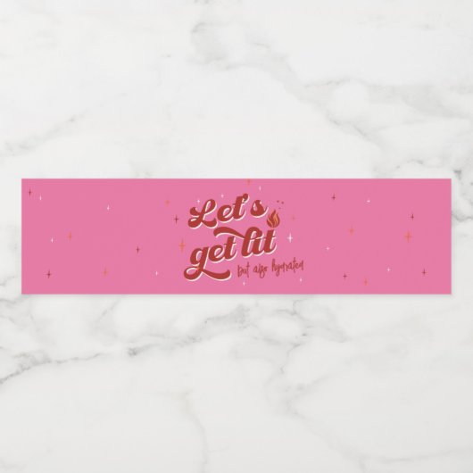 Perfect Match Bruidsfeestje Waterfles Etiket (Enkel label)