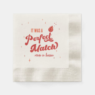 Perfect Match Bruiloftsfeestje Servet