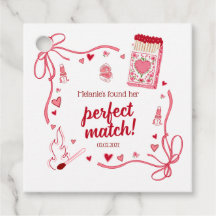 Perfect Match Coquette Bruiloftsborrel Persoonlijk