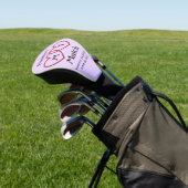 Perfect Match Couple Monogram Golf Head Hoesje Golfheadcover (Insitu)