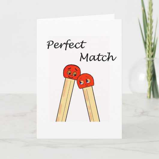 Perfect Match Feestdagen Kaart (Voorkant)