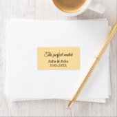 Perfect Match Huwelijks Luciferdoosje – Premium Ed Etiket (Insitu)