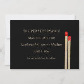 Perfect Match Invitation Save The Date (Voorkant)