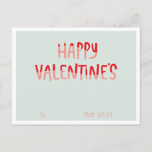 Perfect Match | Kute Waterverf Valentijn Feestdagenkaart (Achterkant)