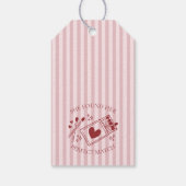 Perfect Match Lucifer Bridal Shower Favor Cadeaulabel (Achterkant)