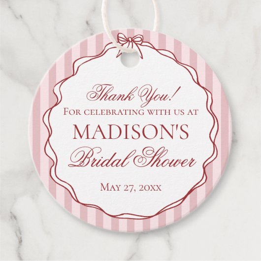 Perfect Match Lucifer Bruiloft Cirkelsjablone Bedankjes Labels (Voorkant)