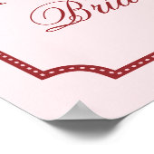Perfect Match Made in Heaven Bridal Shower Welcome Poster (Hoek)