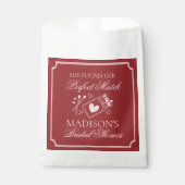 Perfect Match Matchbox Bridal Shower Dessert Bedankzakje (Voorkant)