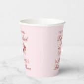 Perfect Match Matchbox Bridal Shower Papieren Bekers (Rechts)