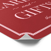 Perfect Match Matchbox Bruiloft Cards & Cadeaus Poster (Hoek)