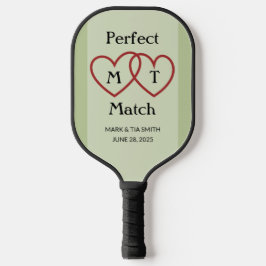 Perfect Match Monogram Blue Pickleball Paddle