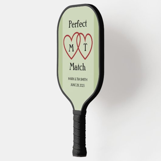 Perfect Match Monogram Blue Pickleball Paddle (Links)