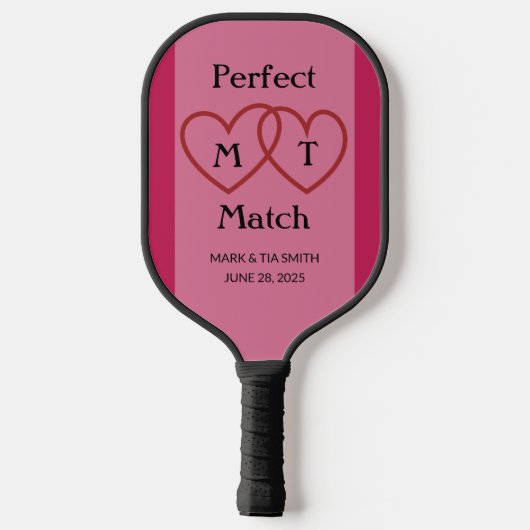 Perfect Match Monogram Pickleball Paddle (Achterkant)