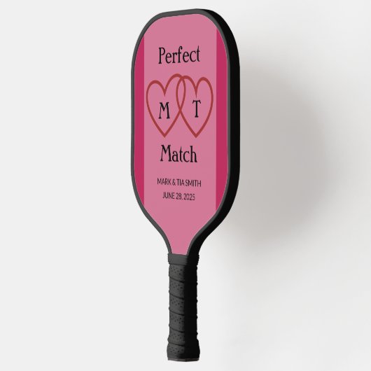 Perfect Match Monogram Pickleball Paddle (Links)
