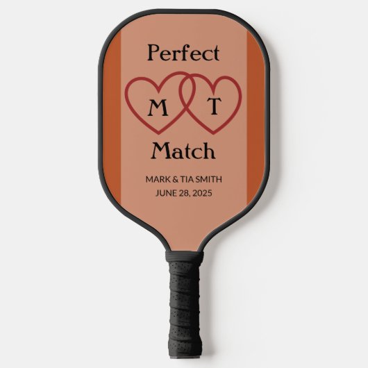 Perfect Match Monogram Pickleball Paddle (Voorkant)