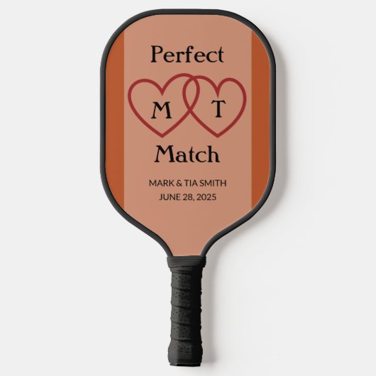 Perfect Match Monogram Pickleball Paddle (Achterkant)