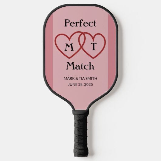 Perfect Match Monogram Pickleball Paddle (Voorkant)