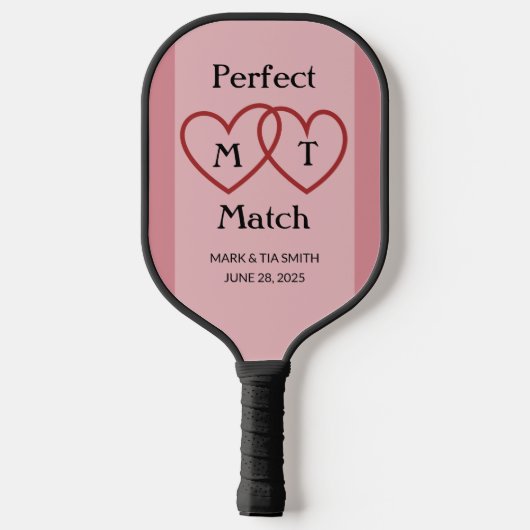 Perfect Match Monogram Pickleball Paddle (Achterkant)