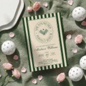 Perfect Match Pickleball Bruidsfeest Uitnodiging