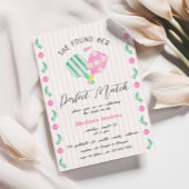 Perfect Match Pickleball Vrijgezellenfeest Kaart