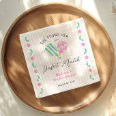 Perfect Match Pickleball Vrijgezellenfeest Welkom Servet