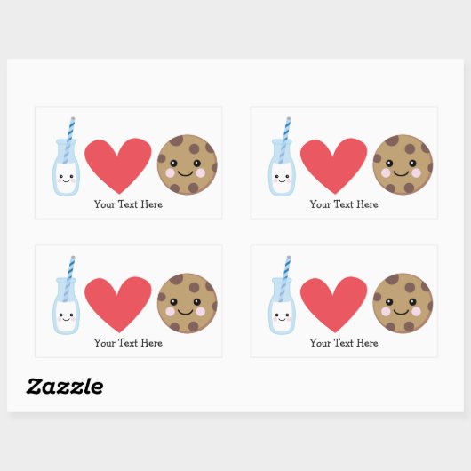 Perfect Match Rechthoekige Sticker (Vel)