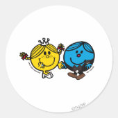 Perfect Match Ronde Sticker (Voorkant)