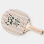 Perfect Match Social Club Tennis Bruidsjurk Shower Tafeltennisbatje (Zijkant)