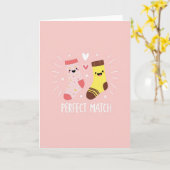 Perfect Match Socks Card Kaart (Gele Bloem)