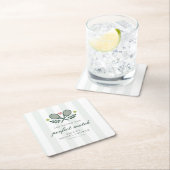 Perfect Match Tennis Bruiloft Feest Kartonnen Onderzetters (Insitu)