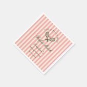 Perfect Match Tennis Bruiloft Shower Servet (Hoek)