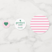 Perfect Match Tennis Country Club Bruidsfeestje Confetti (Achterkanten)