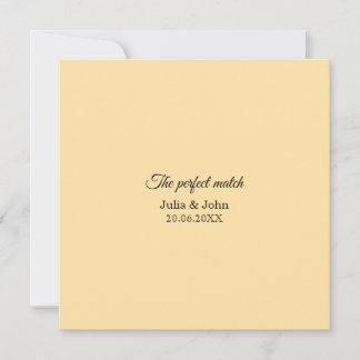 Perfect Match Trouwmatchbox – Premiumeditie Kaart