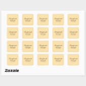 Perfect Match Trouwmatchbox – Premiumeditie Vierkante Sticker (Vel)