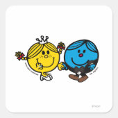 Perfect Match Vierkante Sticker (Voorkant)