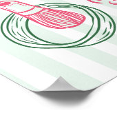 Perfect Matcha Bridal Shower Green Welcome Sign Poster (Hoek)