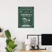 Perfect Matcha Groene Bruiloft Uitnodigingsbord Poster (Thuiskantoor)