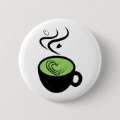 Perfect Matcha Tea Valentijn Love Button (Voorkant)
