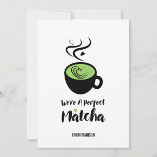 Perfect Matcha Valentijn Love Card Feestdagenkaart