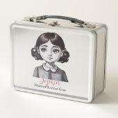 Perfect meisje van de vorige eeuw waterverf (Voorkant)