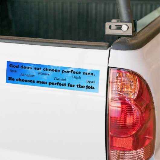 Perfect Men For Bumpersticker (Op Truck)