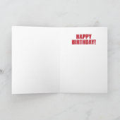 Perfect Message Humorous Birthday Kaart (Binnen)