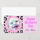 Perfect Moederdag Gift Pink Cheetah Lijst - (Voorkant / Achterkant)