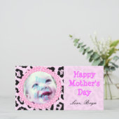 Perfect Moederdag Gift Pink Cheetah Lijst - (Staand voorkant)