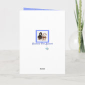 "Perfect Mom" Moederdag Kaart w/Basset & Hearts (Achterkant)