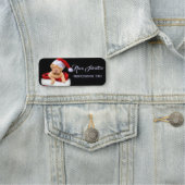 Perfect mooie kerstkoedel naamplaatje (In situ)