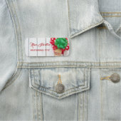 Perfect mooie kerstrode cadeautjes naamplaatje (In situ)