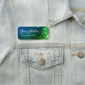 Perfect mooie kerstverlichting, groen naamplaatje (In situ)